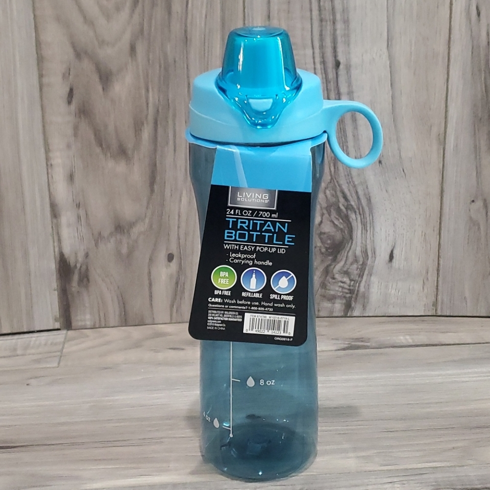 Living Solutions 24 oz Tritan Bottle- Blue